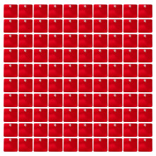 Tientallen gloeiende flexibele decoratieve platen-Glanzend rood