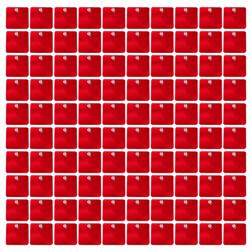 Dozen Glowing Flexible Decorative Sheets For Stage-Glossy red