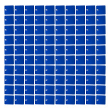 Pack of 12 glowing Wind Motion Panels 30x30cm for-Glossy blue