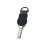Sturdy Metal Keychain Accessory Holds Multiple Keys-Black 1