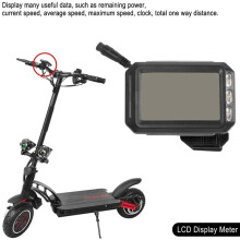 Wyświetlacz LCD Skutera Elektrycznego 36V-60V Panel Wyświetlacza Deski Rozdzielczej dla Kwheel S12 G Booster E-Scooter