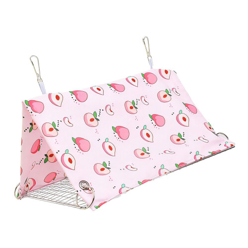 Triangles Tent Shape Bird Hammocks Summer Breathable-Pink L