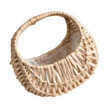 Natuurlijke rieten decoratieve mand met uitneembare