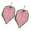 Microfiber Hand Towel with Caladium Animal Shape Soft and-Pink 1