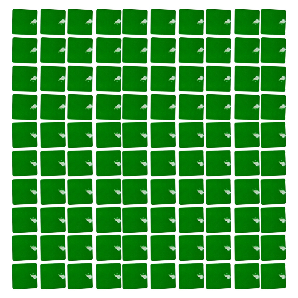 12Pcs/Lot Mirror Wind Motion Panels 30X30cm Party-Glossy Green 7695000935617