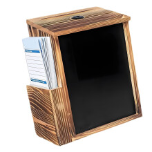 Gebets-Spendenkoffer aus massivem Holz mit