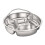 Multipurpose Stainless Steel Steamer Tray Divied Plate For-5 1