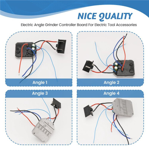 Brushless Angle Grinder Controller  Assembly for Dayi Plug Lithium Electric Angle Grinder Control Board 2