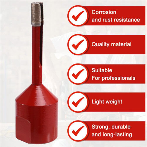 M14 6mm Sintered Marble Drilling Tool Diamond Drill Bit Granite Tile Concrete Angle Grinder Stone Drilling Tool 1