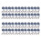48pcs Practical Polyester Academic Achievement-dark blue gold 1