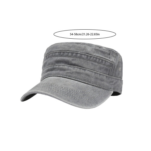 Casual Washing Cotton Baseball Cap Comfortable Sun-Khaki 2