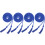 48pcs Practical Polyester Academic Achievement-dark blue gold 5
