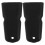 2Pièces Capuchons Pointe Arc En Silicone Noir Protection Longue Durée 1