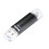 Hama Clé USB "Laeta Twin", USB 3.0, 256GB, 40MB/s, noire 1
