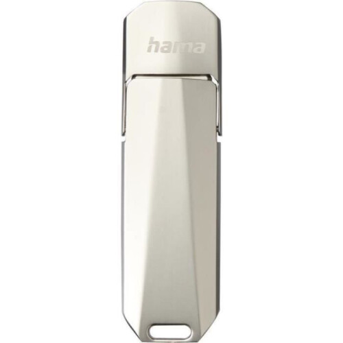 Hama USB Stick - Hama - Uni-C Deluxe - 128 Go - USB-C 3.2 Gen 1 - Argento