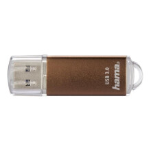 USB-stick - HAMA - FlashPen Laeta - 128 Go - USB 3.0 - Bruin
