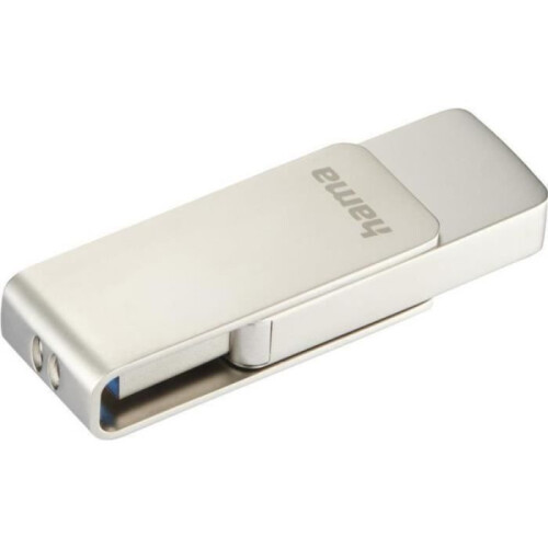 Hama USB-Stick - Hama - Rotate Pro - 128 GB - USB 3.0 - Zilver
