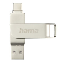 Clé USB - HAMA - C-ROTATE PRO - 128GB - 100MB/s - USB-C 3.1-3.0