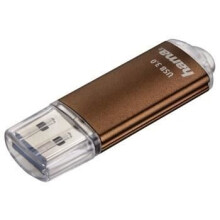 USB-stick - HAMA - Laeta - 32GB - USB 3.0 - Leessnelheid 45 Mo/s - Bruin