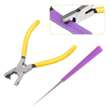 2pcs Watch Band Leather Hole Punch Plier,2.0mm Belt Hole Puncher for Leather Belt Punch Tool,for DIY Shoe Fabric