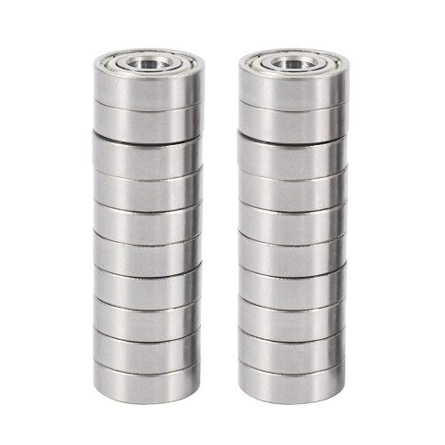 20pcs 695ZZ 5mmx13mmx4mm Double Shielded Miniature Deep   Bearing
