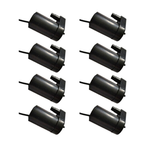 8pcs Black Silent  Submersible Pump for DC3V 5V for Computer Water Cooling USB Powered Vertical