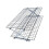 Adjustable Wire Shelf For Picnic Camping And-Silver two layers 1