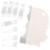 Ergonomic Cake Scrapers Tool Set Soft Interchangeable-type 2 1