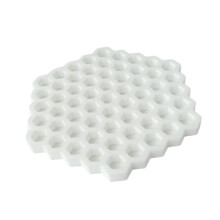 Honeycomb Shape Cup Coaster 3D Printed Heat Resistant-White