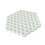 Honeycomb Shape Cup Coaster 3D Printed Heat Resistant-White 1