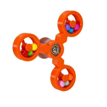 Papegaaien Roterend windmolenspeelgoed Interactief-Oranje