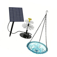 Energieeffizienter, sonnenversorgter Wasserplatz für Vögel mit