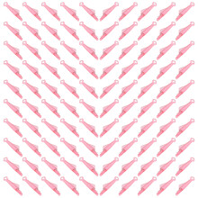 100Pcs Fisch Nadel Einfädler Schnelle Kunststoff Einfädeln-Rosa