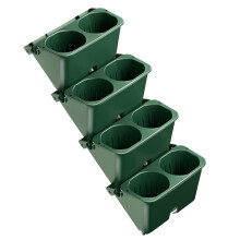 Innovative Wall Mounted Flower Pots Quickly Installation-Green