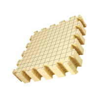 4Pcs 12.6x12.6Inch Knitting Blocking Mat Gridded Knit-Yellow