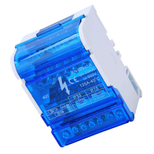 Space Saving Terminals Block Junction Box 4-Level Single Phase