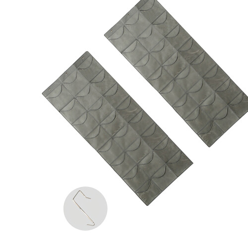 Flexible See Through Hanging Storage Solution With-Gray