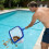 Robuster Pool-Laubskimmer mit tiefem Nylonnetz und 2