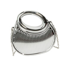 Sac à main à bandoulière en acrylique, pochettes de-Argent