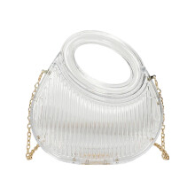 Evening Bag for Women Fashion Handbag Satchel Clutches-Clear