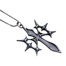 Stylish Thorn Design Crosses Pendant Necklace Comfortable