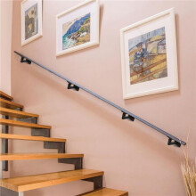 4 Pcs Adjustable Handrail Brackets, Stair Railing Brackets , Hand Rail Brackets for Stairs, Wall Mounted Brackets
