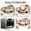 3PCS Premium Bread Tray protects Secure Construction For 5