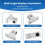 2 Pcs Linear Motion Rail Clamping Rod Rail Guide Support Shaft Bracket Coupling Mount SK8 8mm 5