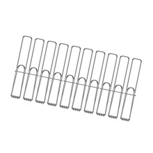 Pince à gril pratique en acier inoxydable 201, Clip plat pour-S