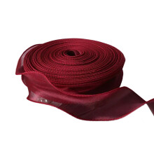 Waved Designs Ribbon For Crafting And Seasonal Displays-Wine Red