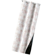 Floral Black Out Curtain with Eyelet Grommets-OF 132x213