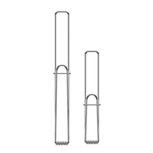 Grillzange aus Edelstahl mit ergonomischem Griff für Gemüse-S 1