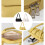 Stylish Nylon Shoulder Bag With Multiple Pockets For-Beige 2