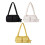 Stylish Nylon Shoulder Bag With Multiple Pockets For-Beige 3